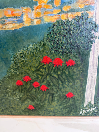 Waratahs overlooking the valley